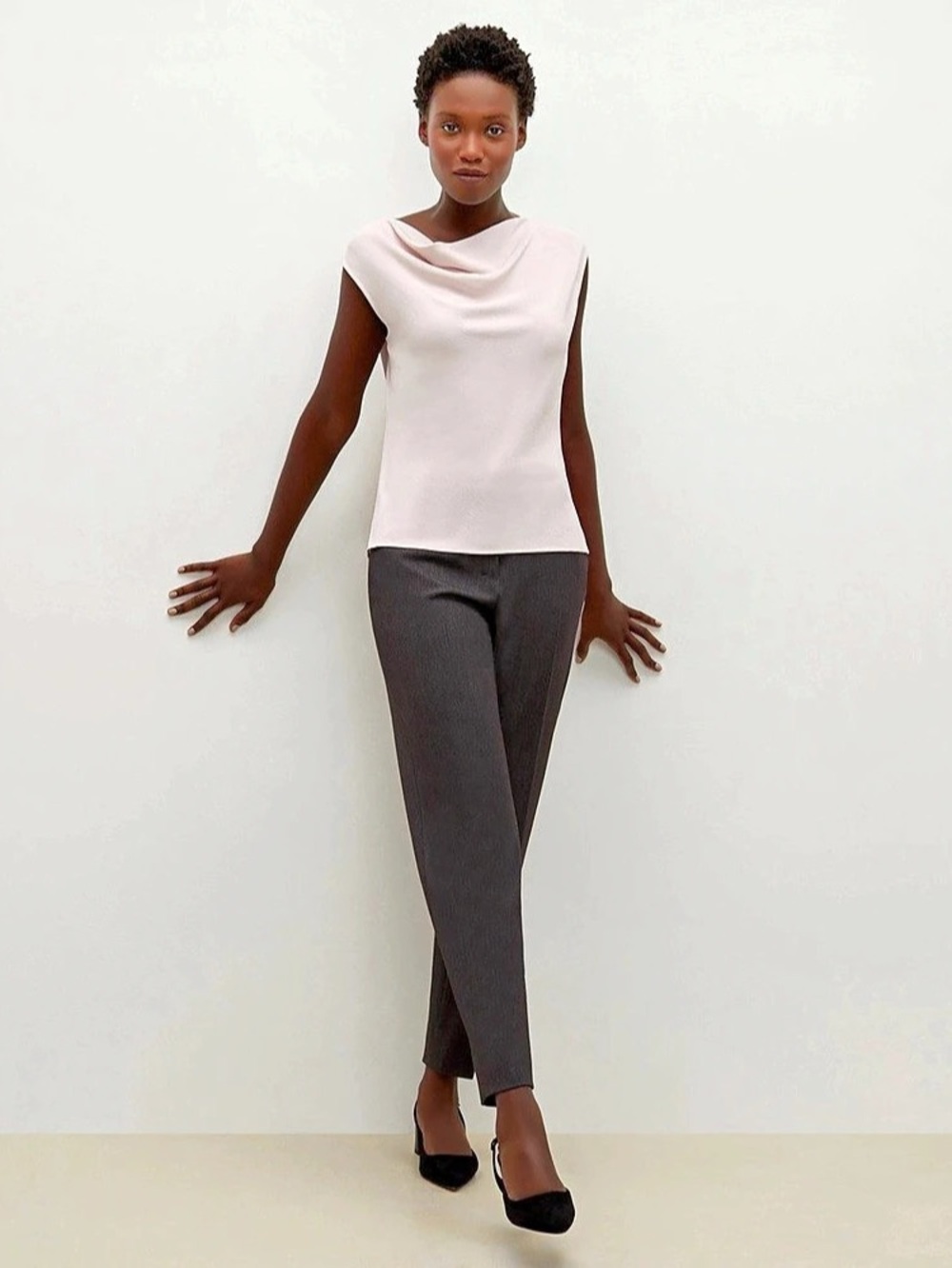 MM.LAFLEUR The Rowling Top—Soft Wave in Ballet Pink
